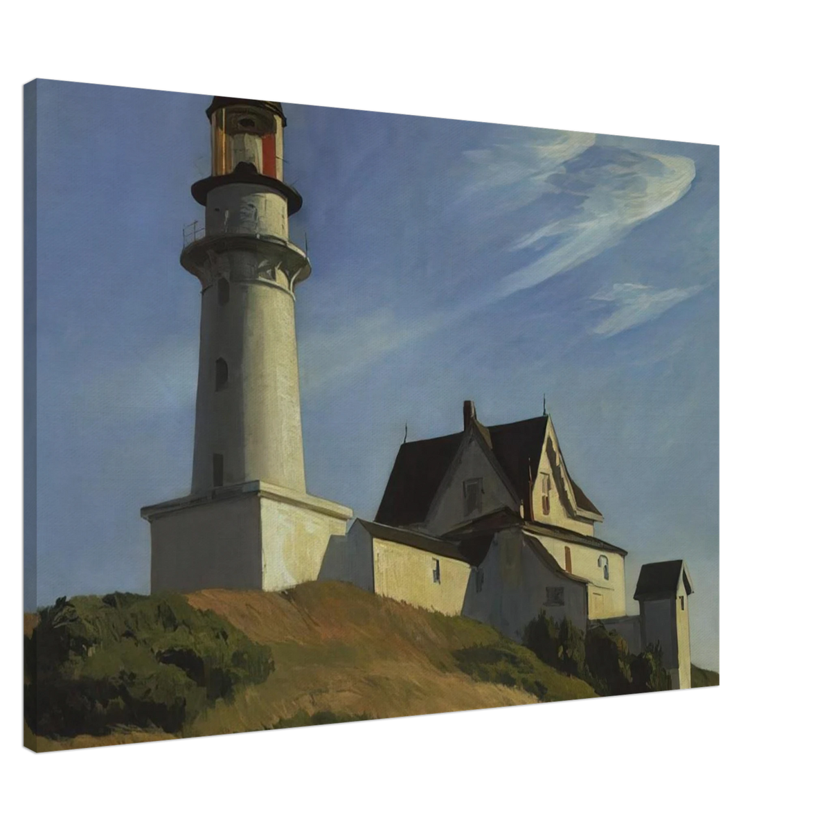 Lighthouse at Two Lights Canvas | Edward Hopper Canvas | Edward Hopper Print