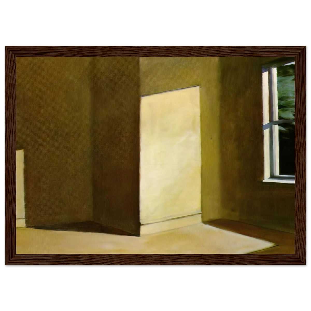 Sun in an Empty Room Framed Poster | Edward Hopper Framed Prints Wall Art | Edward Hopper Print