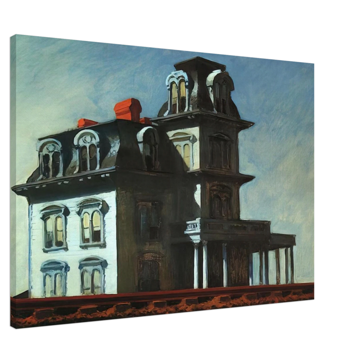House by the Railroad Canvas | Edward Hopper Canvas | Edward Hopper Print