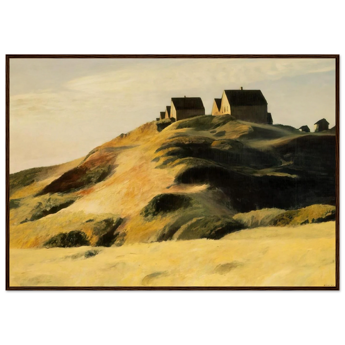 Corn Hill Framed Poster | Edward Hopper Framed Prints Wall Art | Edward Hopper Print