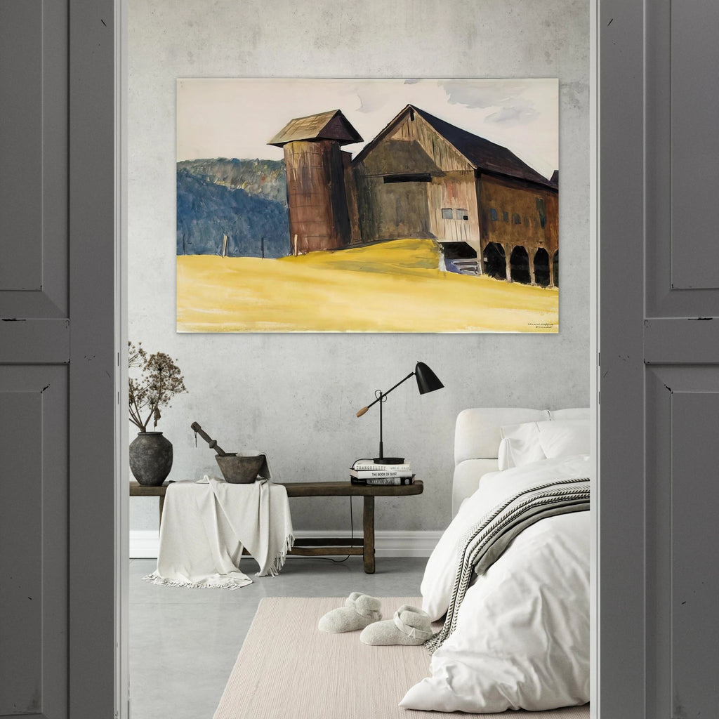 Barn and Silo, Vermont Poster | Edward Hopper Poster | Edward Hopper Print