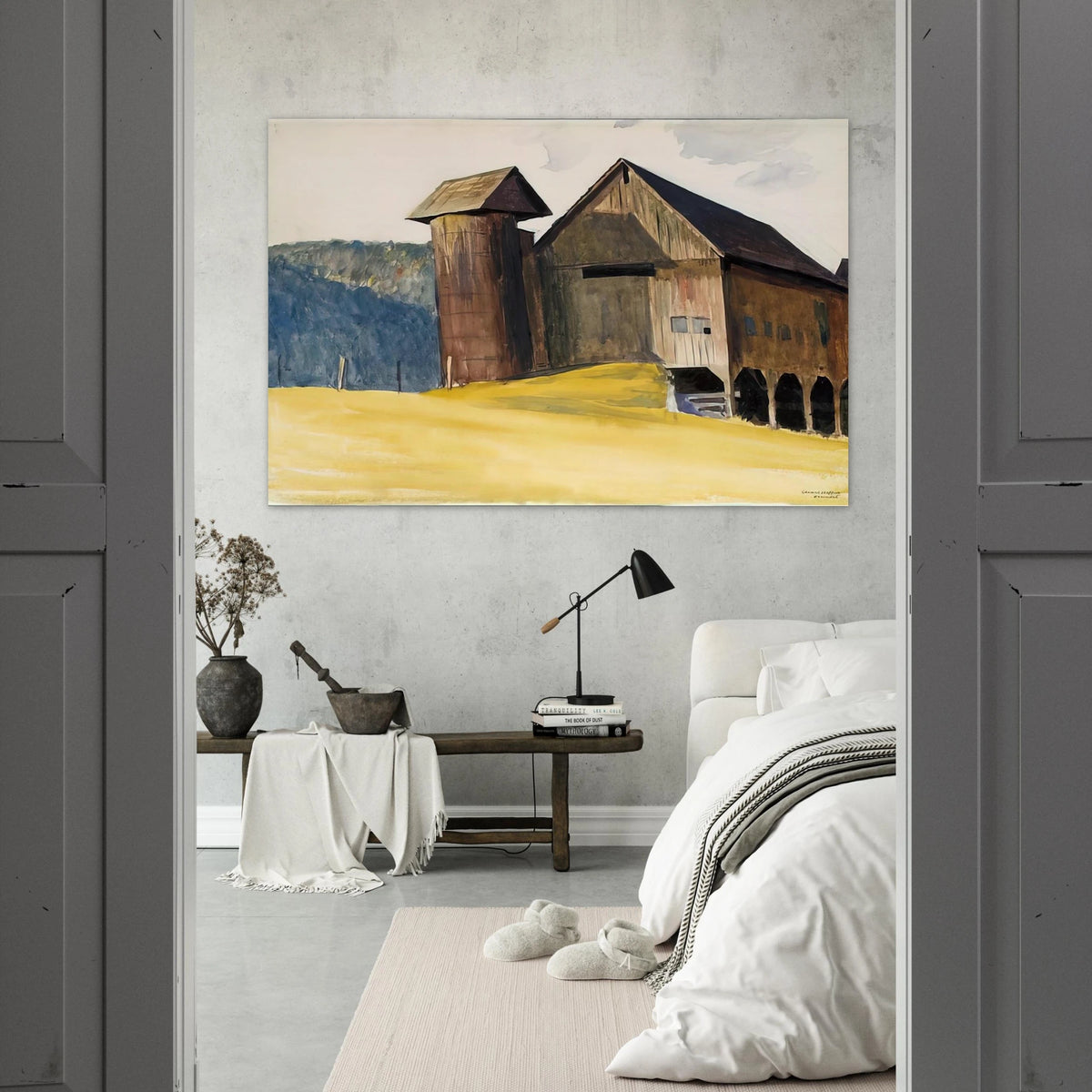 Barn and Silo, Vermont Poster | Edward Hopper Poster | Edward Hopper Print