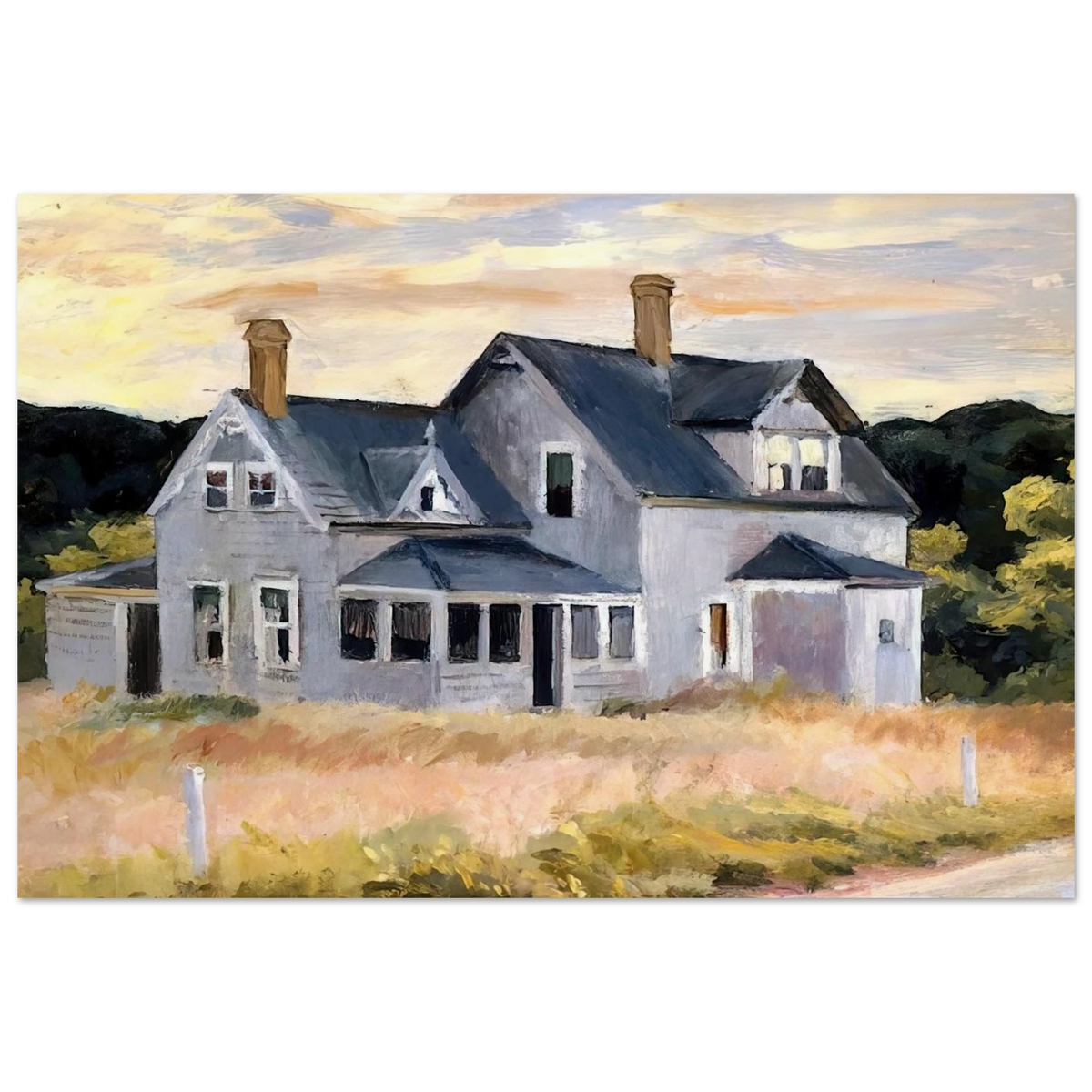 House by a Road Poster | Edward Hopper Poster | Edward Hopper Print