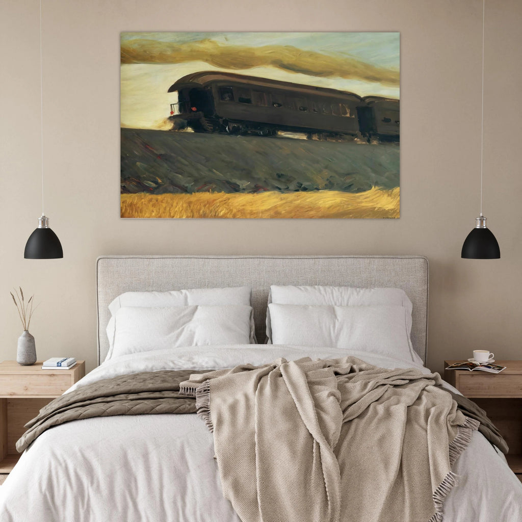 Railroad Train Poster | Edward Hopper Poster | Edward Hopper Print