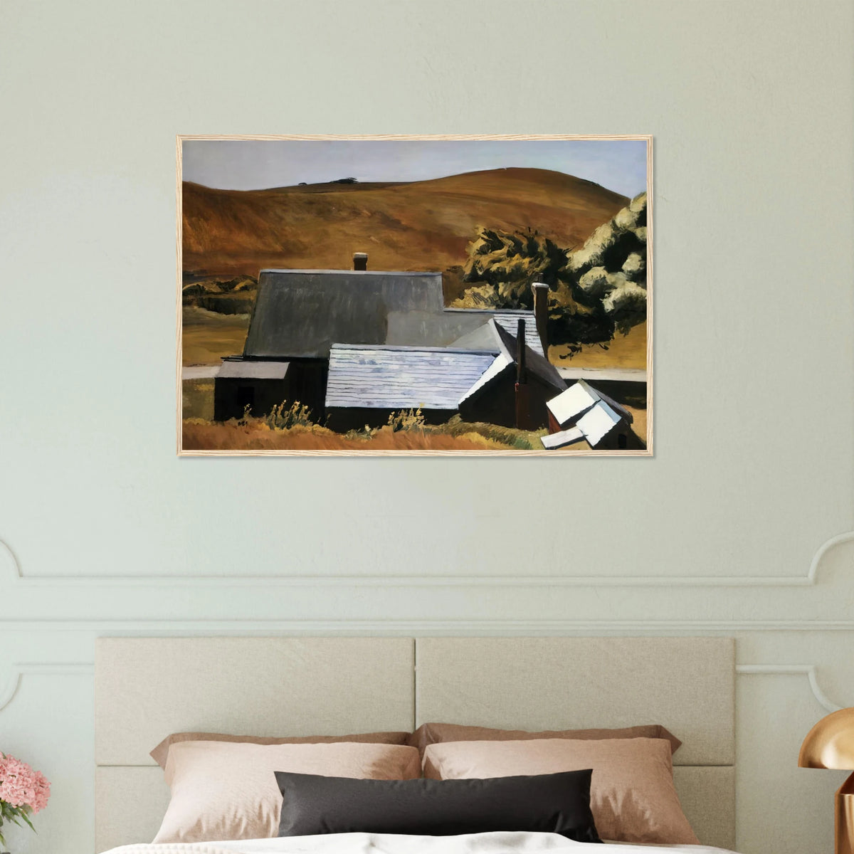Burly Cobb s House, South Truro Framed Poster | Edward Hopper Framed Prints Wall Art | Edward Hopper Print