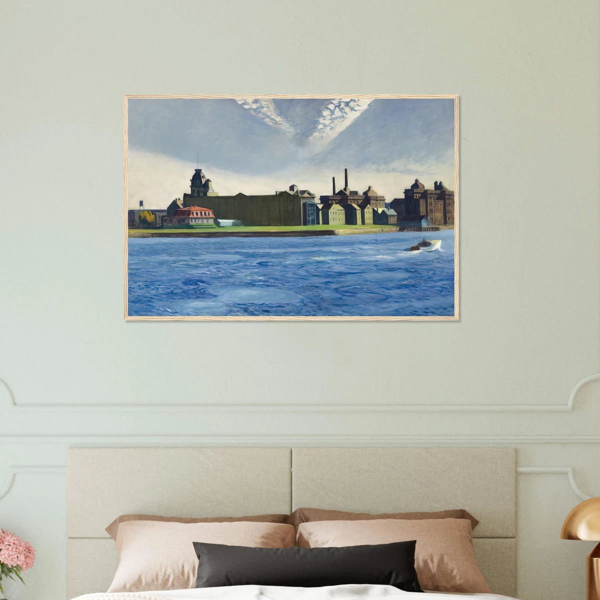Blackwell s Island Framed Poster | Edward Hopper Framed Prints Wall Art | Edward Hopper Print