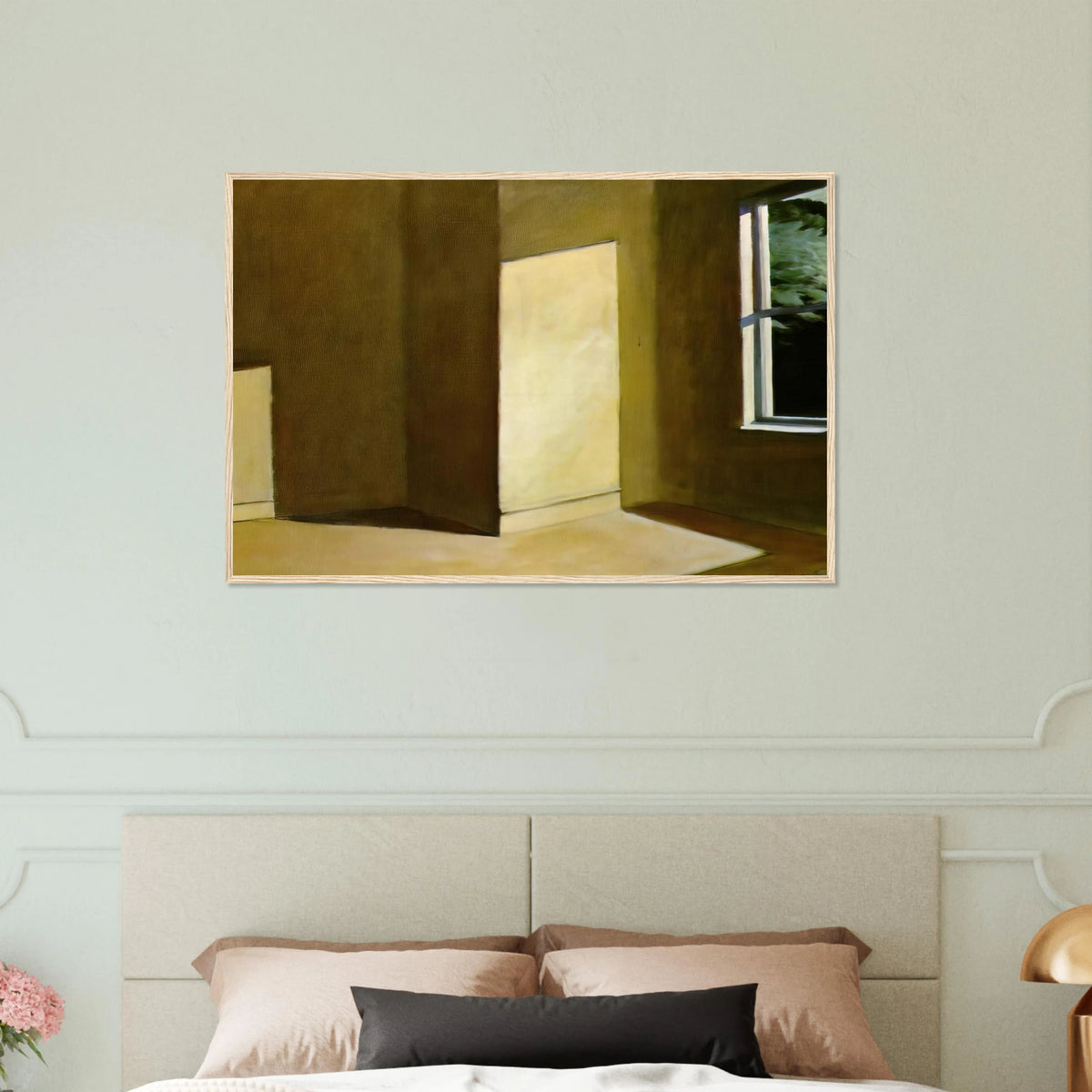Sun in an Empty Room Framed Poster | Edward Hopper Framed Prints Wall Art | Edward Hopper Print