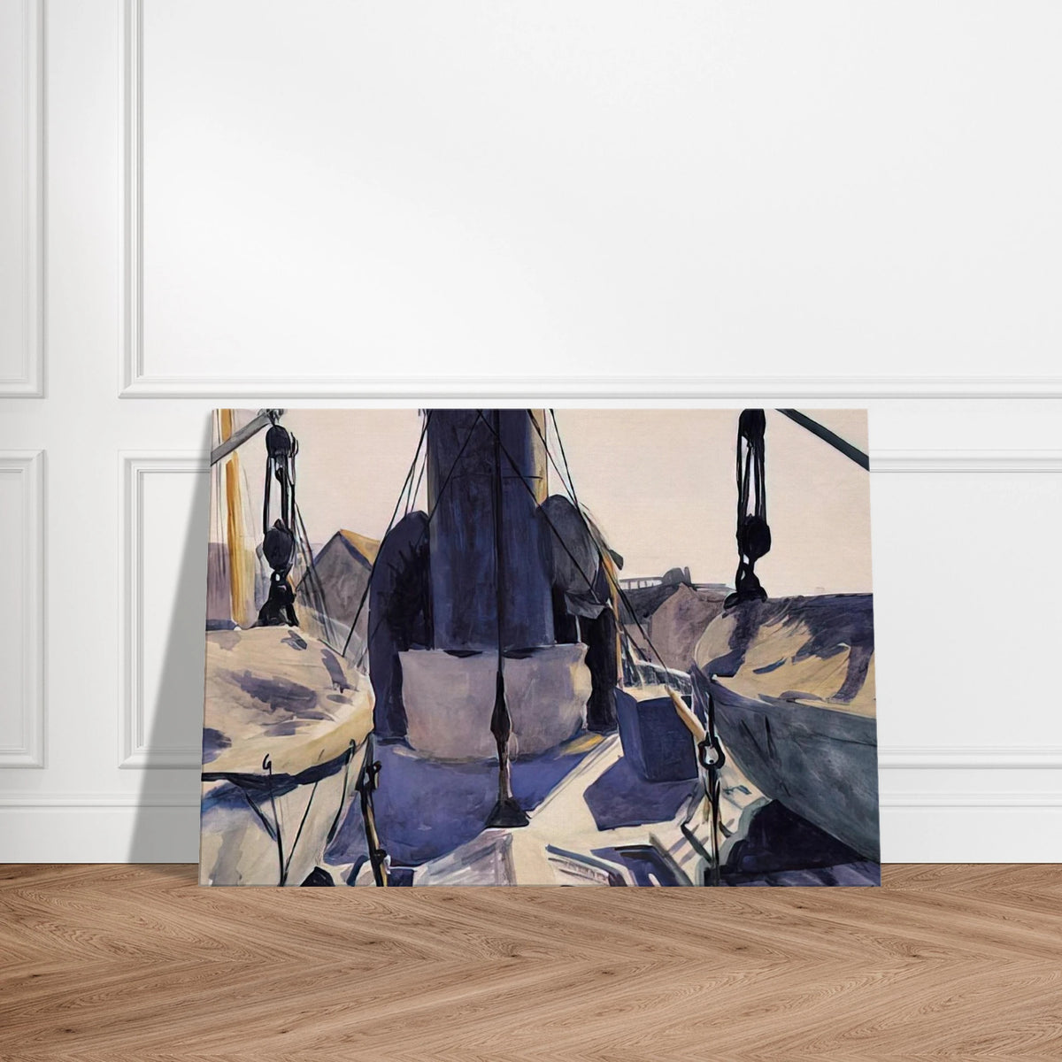 Funnel of Trawler Canvas | Edward Hopper Canvas | Edward Hopper Print