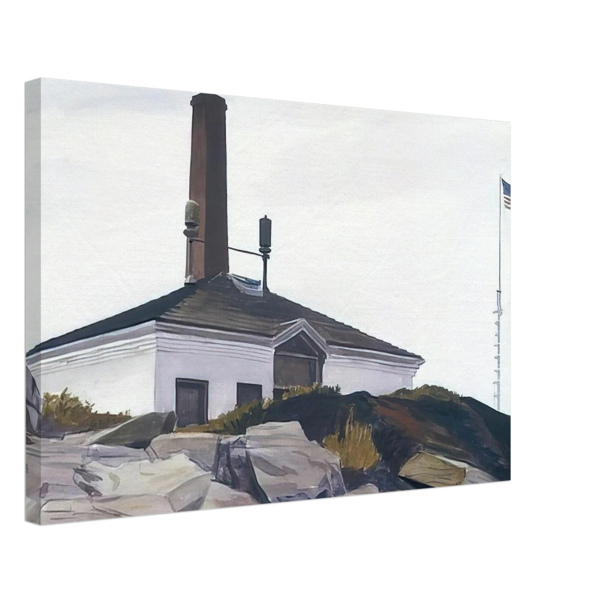 House of the Foghorn, I Canvas | Edward Hopper Canvas | Edward Hopper Print