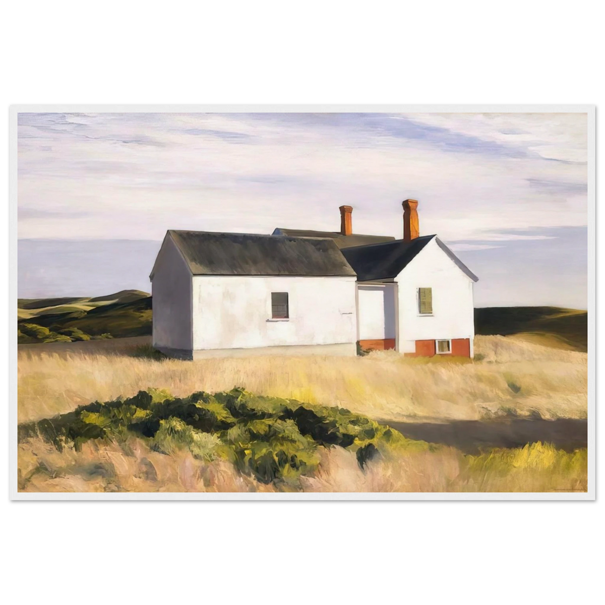 Ryders House Framed Poster | Edward Hopper Framed Prints Wall Art | Edward Hopper Print