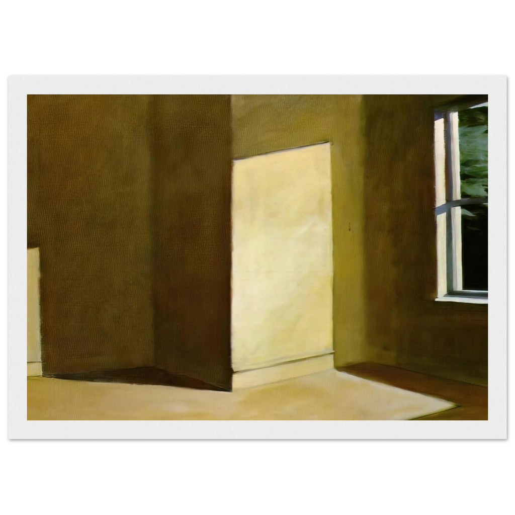 Sun in an Empty Room Framed Poster | Edward Hopper Framed Prints Wall Art | Edward Hopper Print