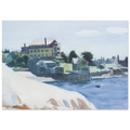 Small Town on Cove Poster | Edward Hopper Poster | Edward Hopper Print