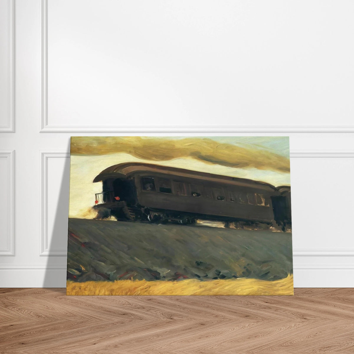 Railroad Train Canvas | Edward Hopper Canvas | Edward Hopper Print