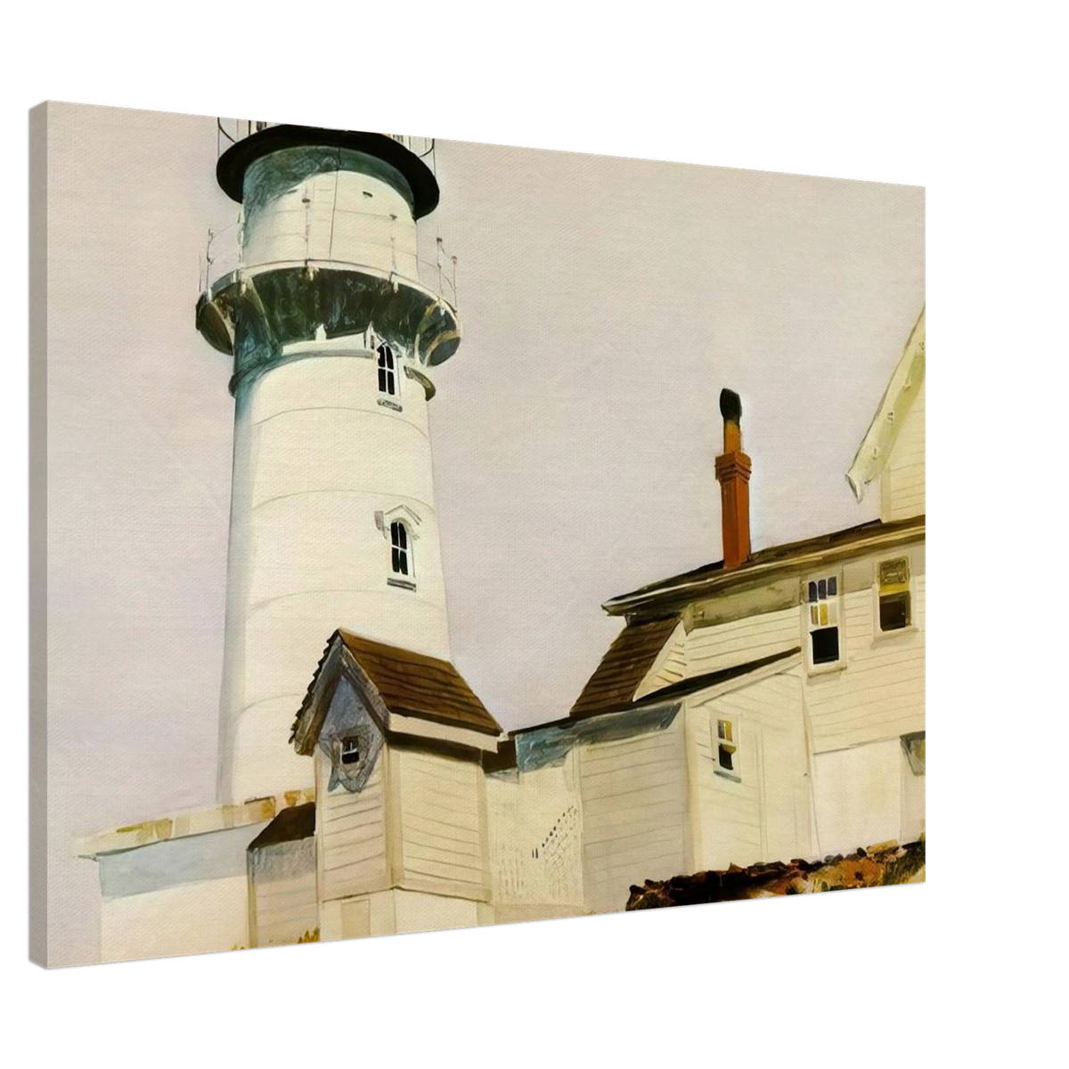 Light at Two lights Canvas | Edward Hopper Canvas | Edward Hopper Print