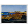 Cove at Ogunquit Framed Poster | Edward Hopper Framed Prints Wall Art | Edward Hopper Print