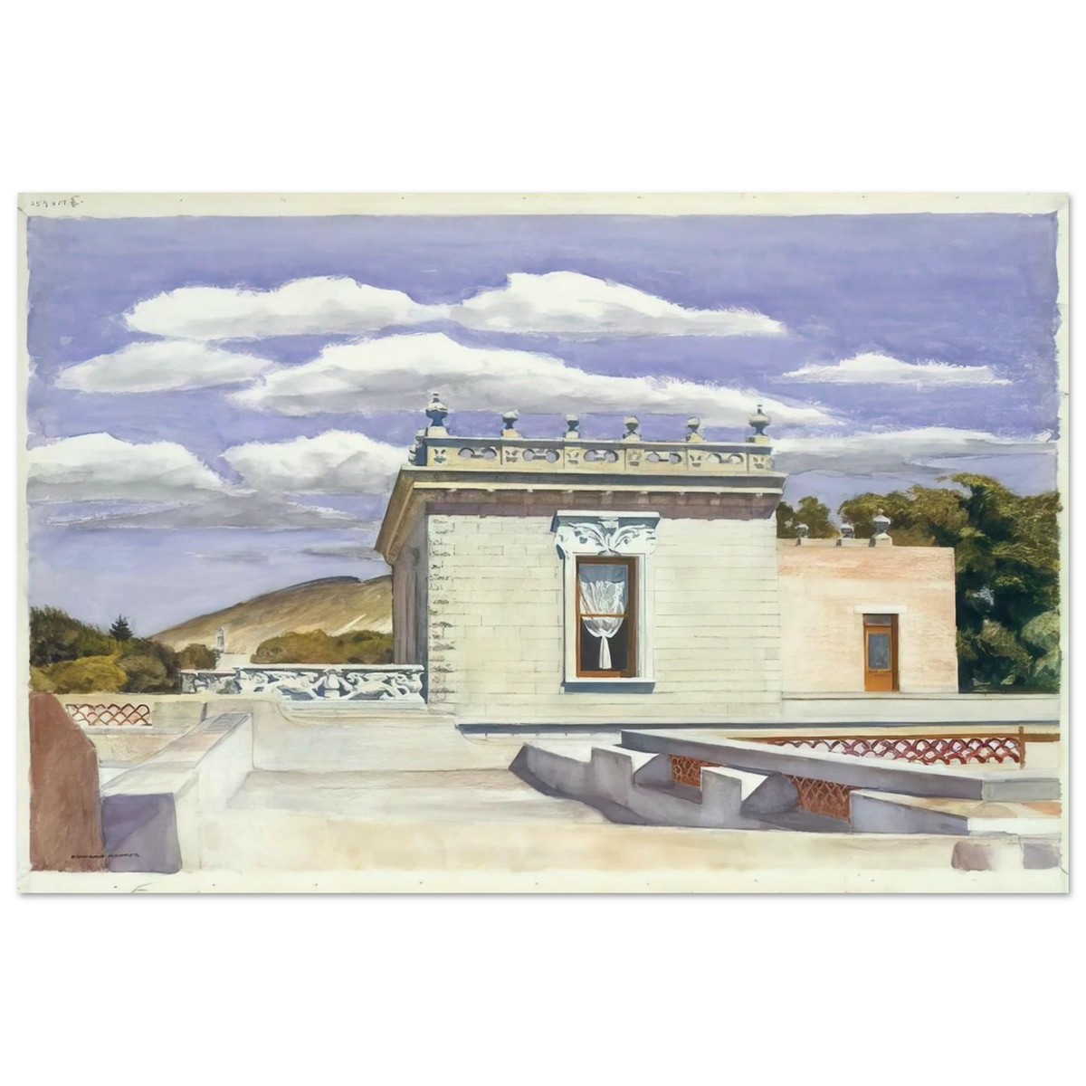 Saltillo Mansion Poster | Edward Hopper Poster | Edward Hopper Print