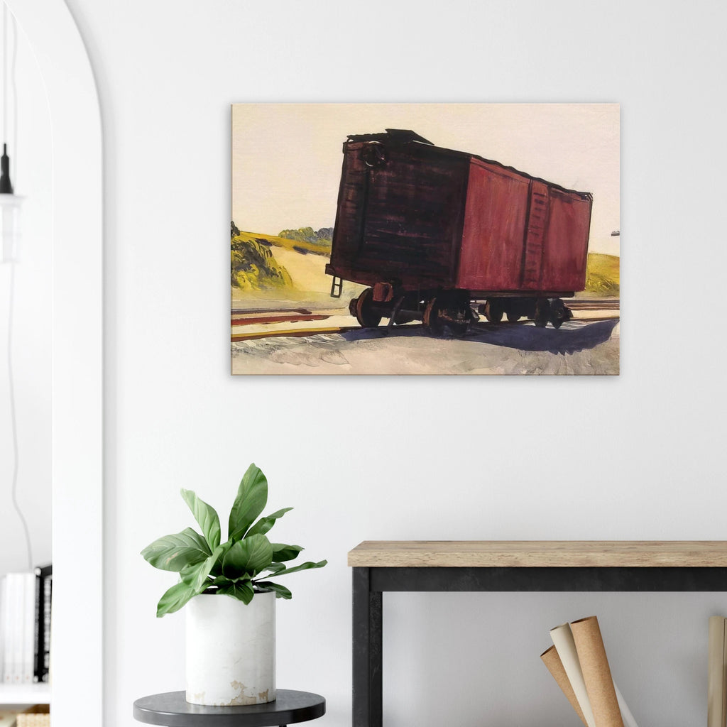 Freight Car at Truro Canvas | Edward Hopper Canvas | Edward Hopper Print