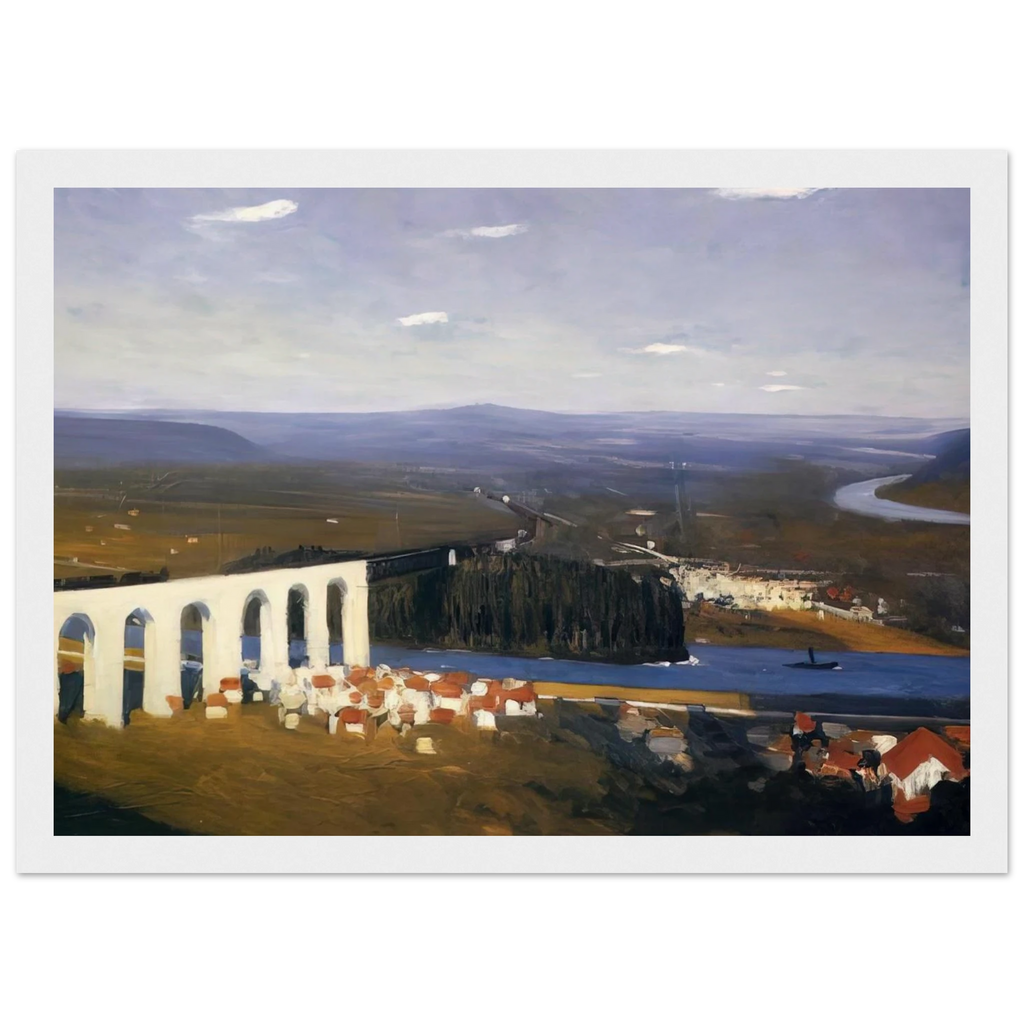 Valley of the Seine Framed Poster | Edward Hopper Framed Prints Wall Art | Edward Hopper Print