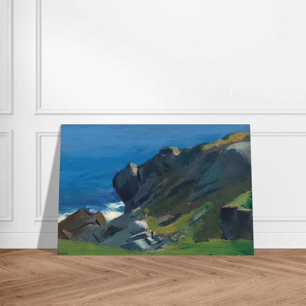 Rocky Shore and Sea Poster | Edward Hopper Poster | Edward Hopper Print