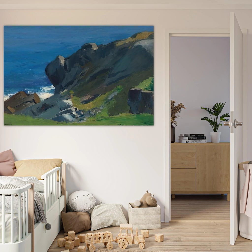 Rocky Shore and Sea Poster | Edward Hopper Poster | Edward Hopper Print