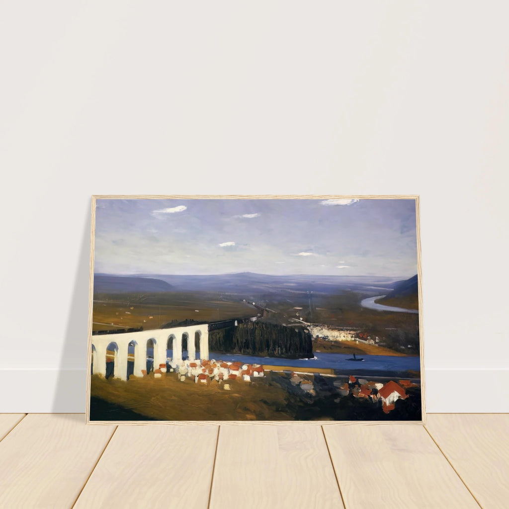 Valley of the Seine Framed Poster | Edward Hopper Framed Prints Wall Art | Edward Hopper Print
