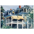 The Mansard Roof Poster | Edward Hopper Poster | Edward Hopper Print