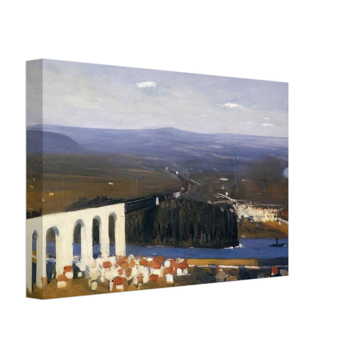 Valley of the Seine Canvas | Edward Hopper Canvas | Edward Hopper Print