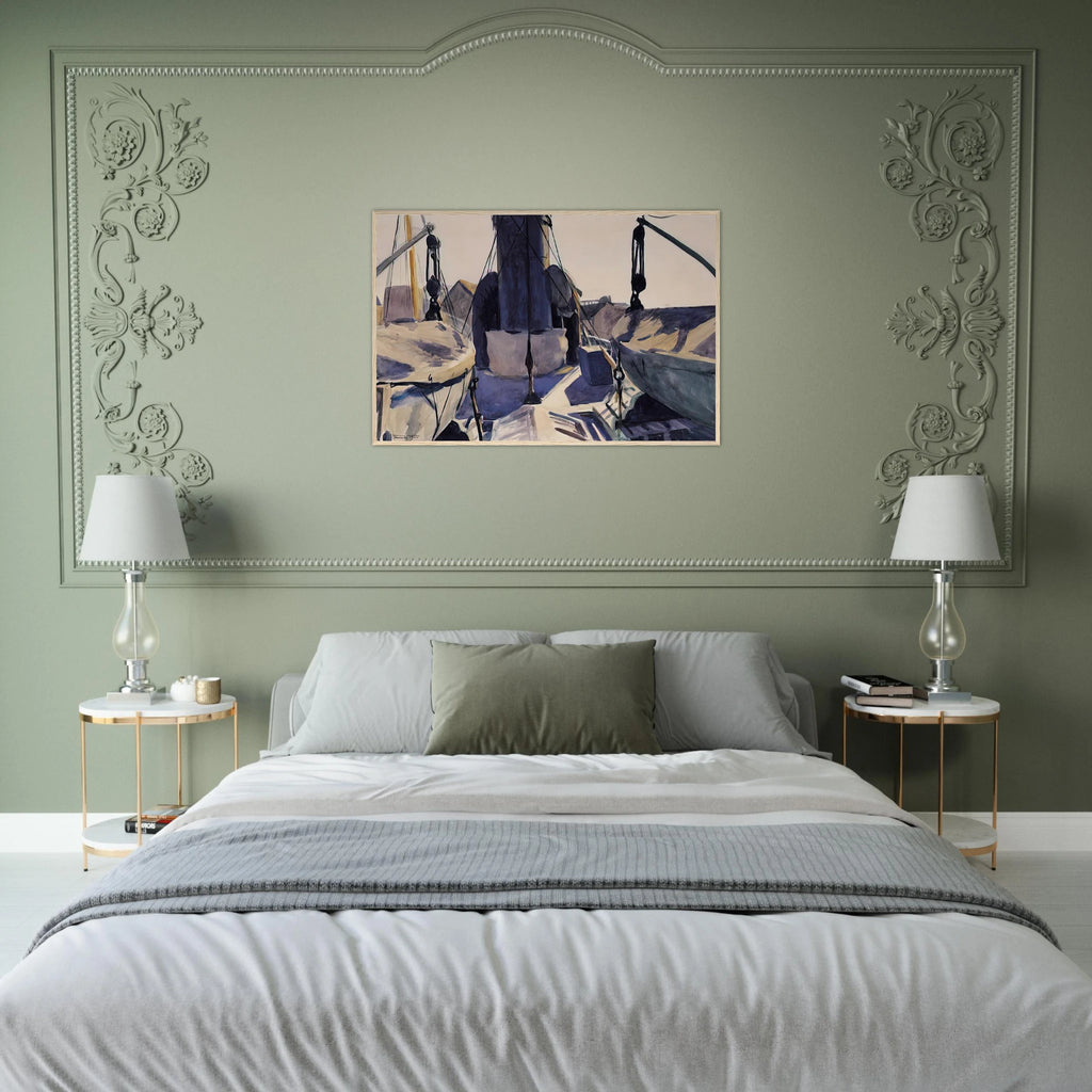 Funnel of Trawler Framed Poster | Edward Hopper Framed Prints Wall Art | Edward Hopper Print