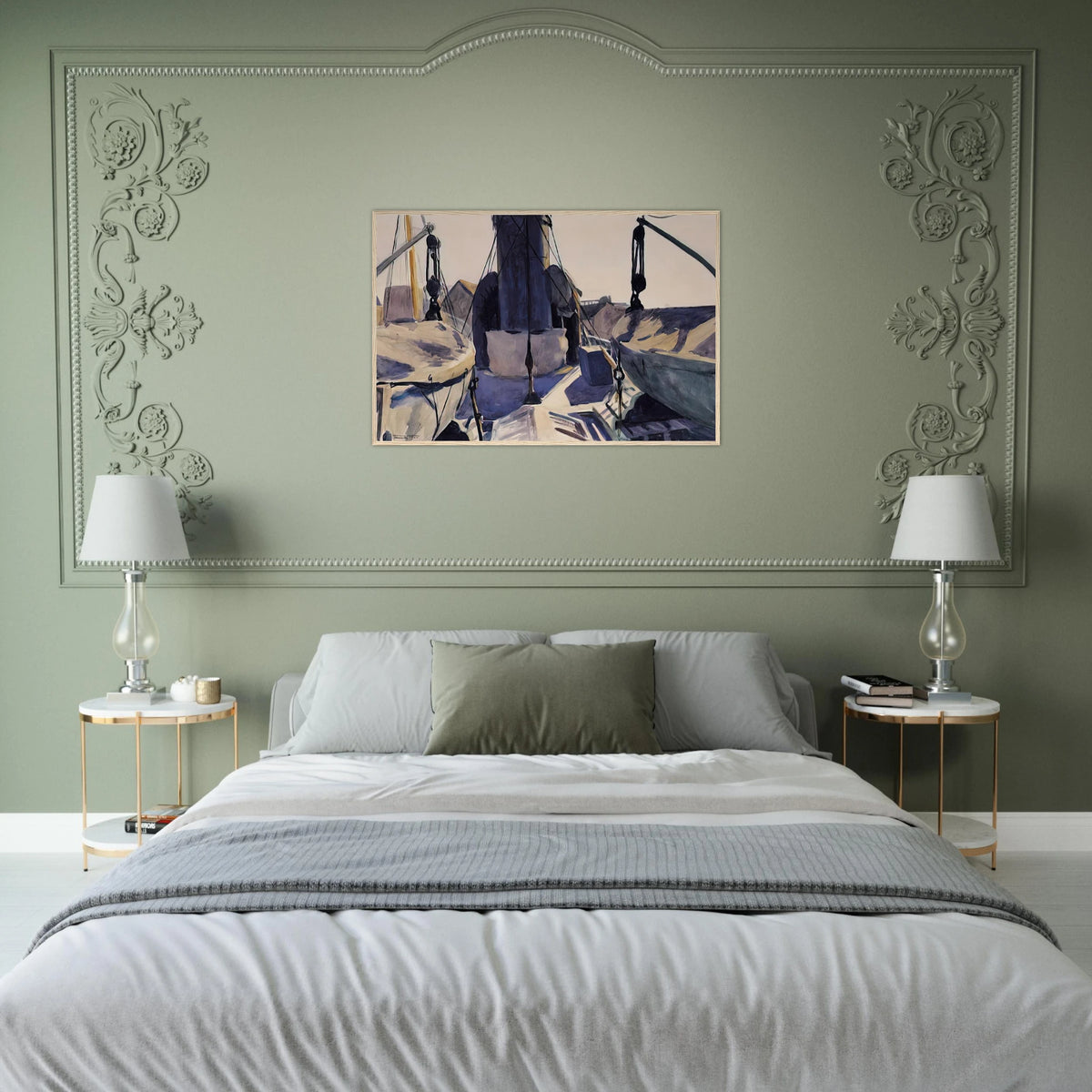 Funnel of Trawler Framed Poster | Edward Hopper Framed Prints Wall Art | Edward Hopper Print