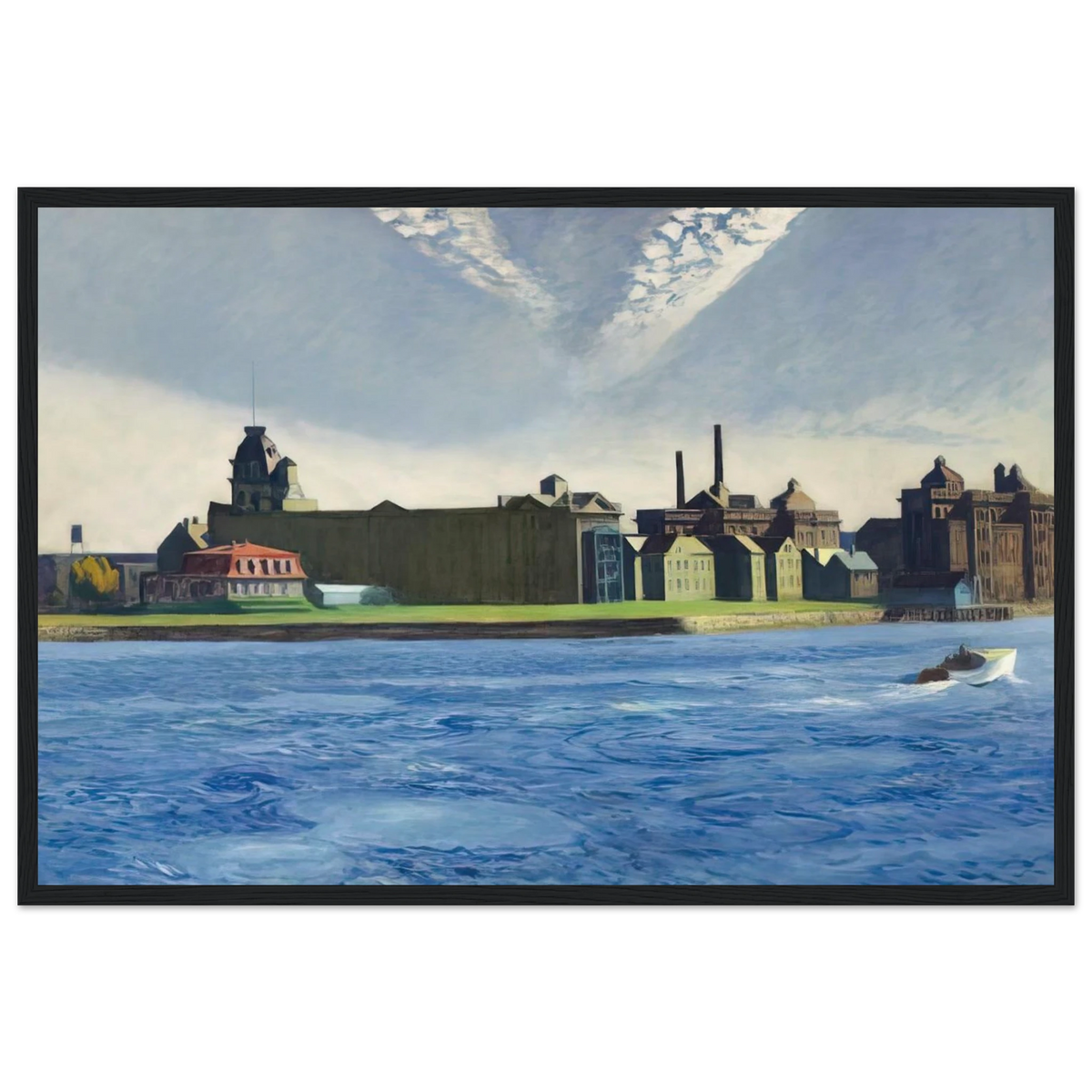 Blackwell s Island Framed Poster | Edward Hopper Framed Prints Wall Art | Edward Hopper Print