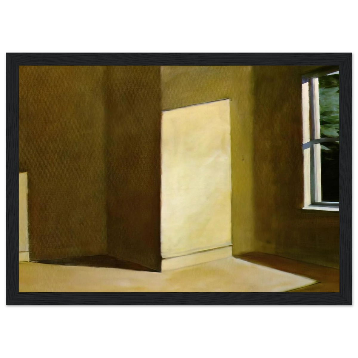 Sun in an Empty Room Framed Poster | Edward Hopper Framed Prints Wall Art | Edward Hopper Print