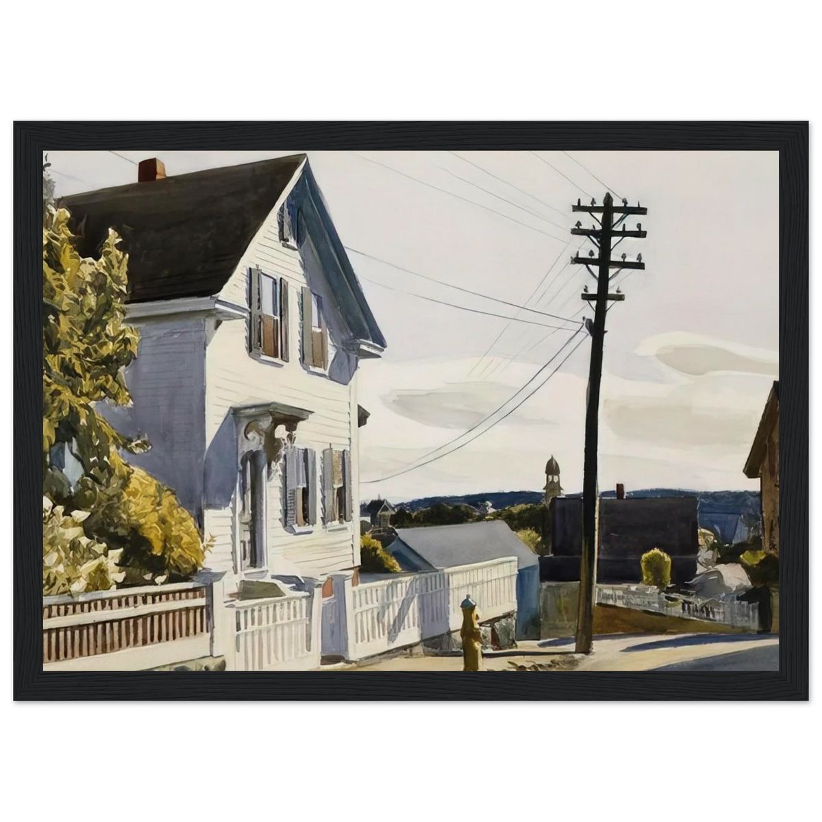 Adam s House Framed Poster | Edward Hopper Framed Prints Wall Art | Edward Hopper Print