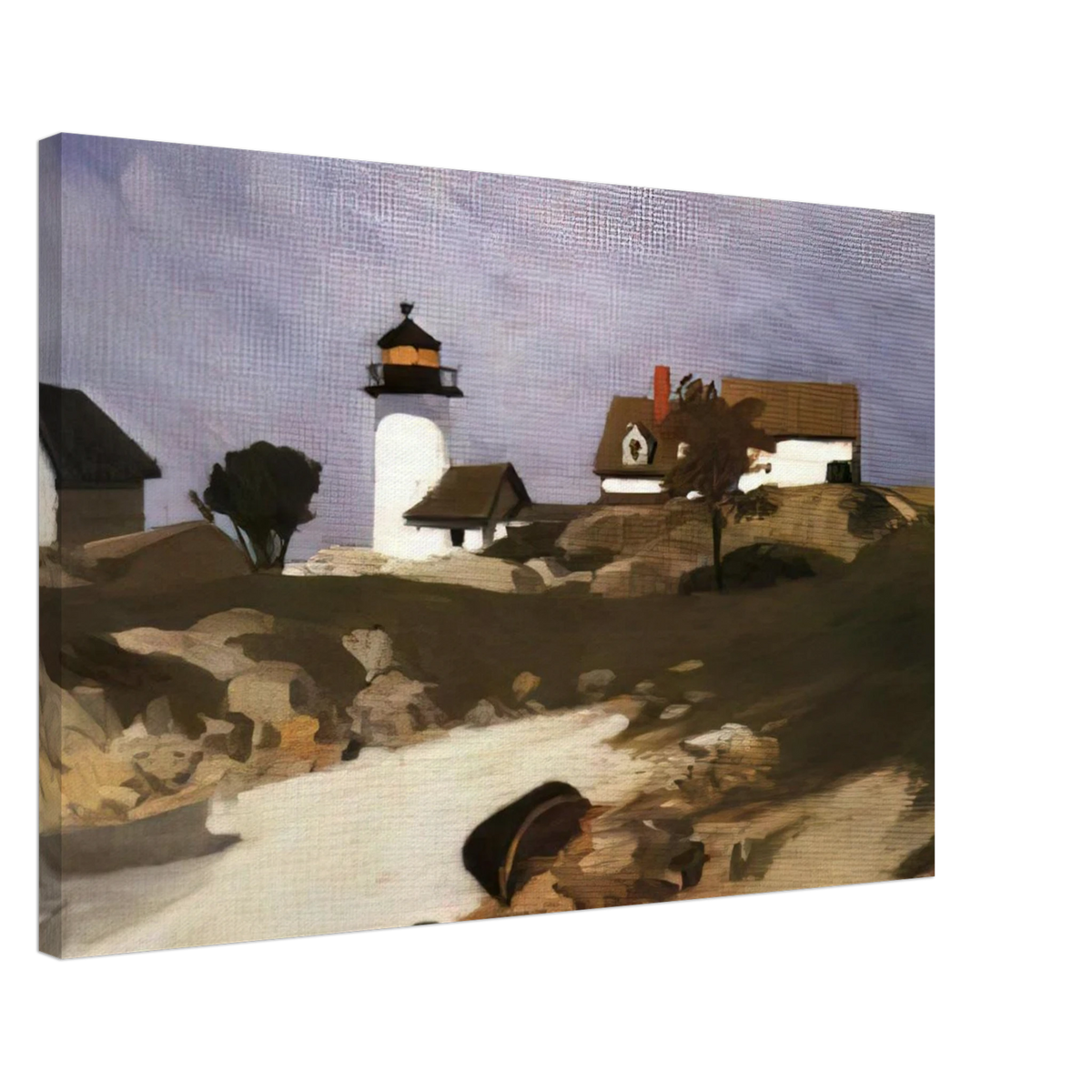 Squam Light Canvas | Edward Hopper Canvas | Edward Hopper Print