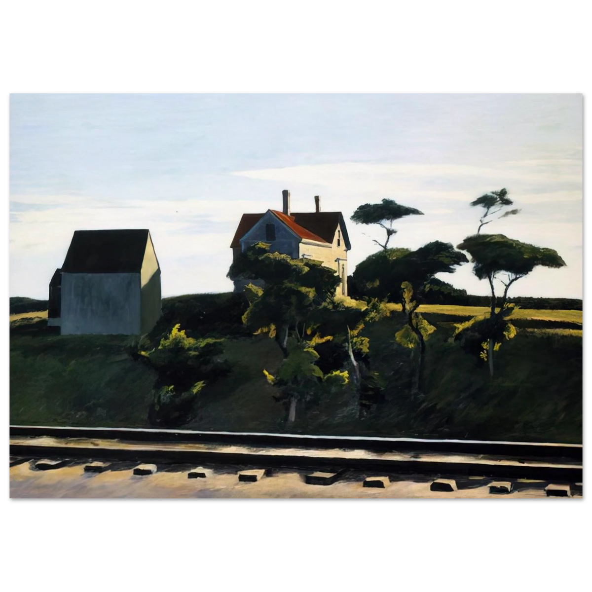New York, New Haven and Hartford Poster | Edward Hopper Poster | Edward Hopper Print