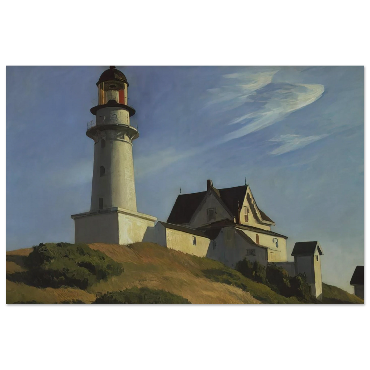 Lighthouse at Two Lights Poster | Edward Hopper Poster | Edward Hopper Print