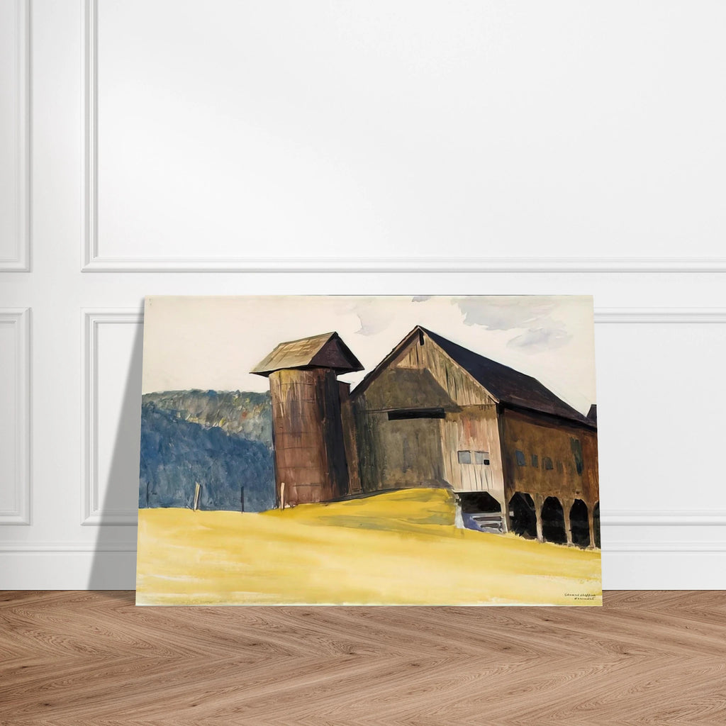 Barn and Silo, Vermont Poster | Edward Hopper Poster | Edward Hopper Print