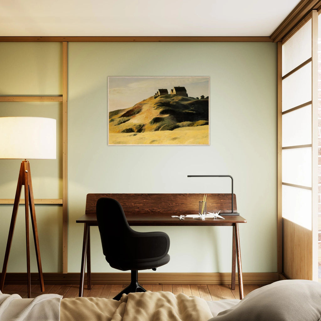 Corn Hill Framed Poster | Edward Hopper Framed Prints Wall Art | Edward Hopper Print