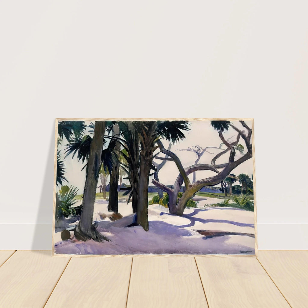 Folly Beach, Charleston, South Carolina Framed Poster | Edward Hopper Framed Prints Wall Art | Edward Hopper Print
