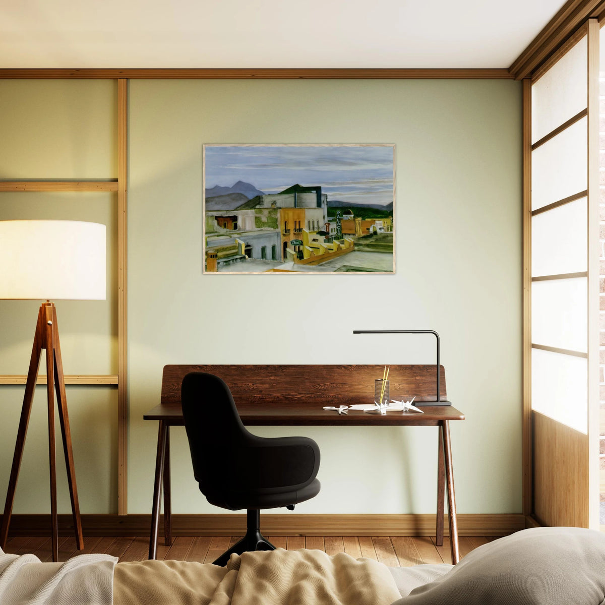 El Palacio Framed Poster | Edward Hopper Framed Prints Wall Art | Edward Hopper Print