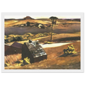 Burly Cobb Hen Coop and Barn Framed Poster | Edward Hopper Framed Prints Wall Art | Edward Hopper Print