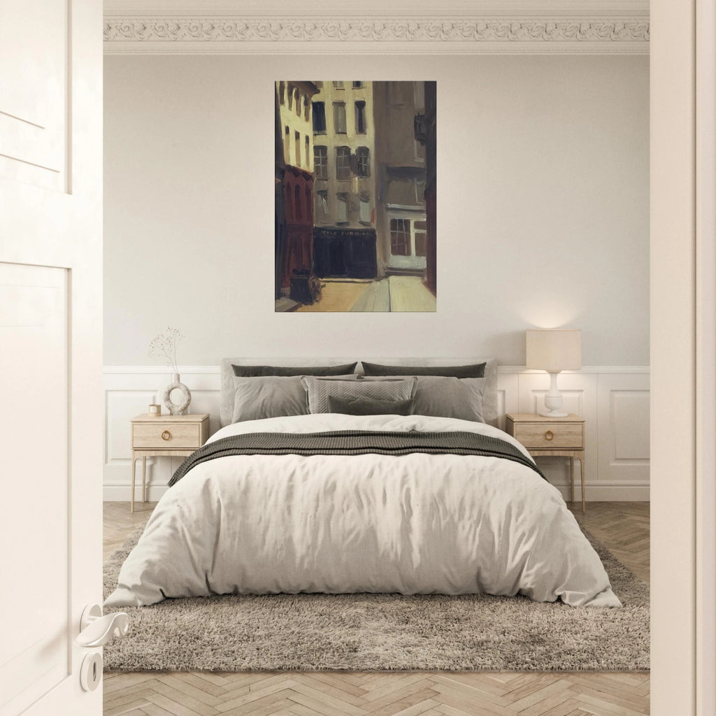 Paris Street Canvas | Edward Hopper Canvas | Edward Hopper Print