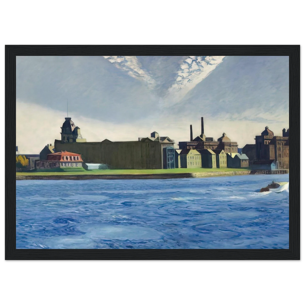 Blackwell s Island Framed Poster | Edward Hopper Framed Prints Wall Art | Edward Hopper Print