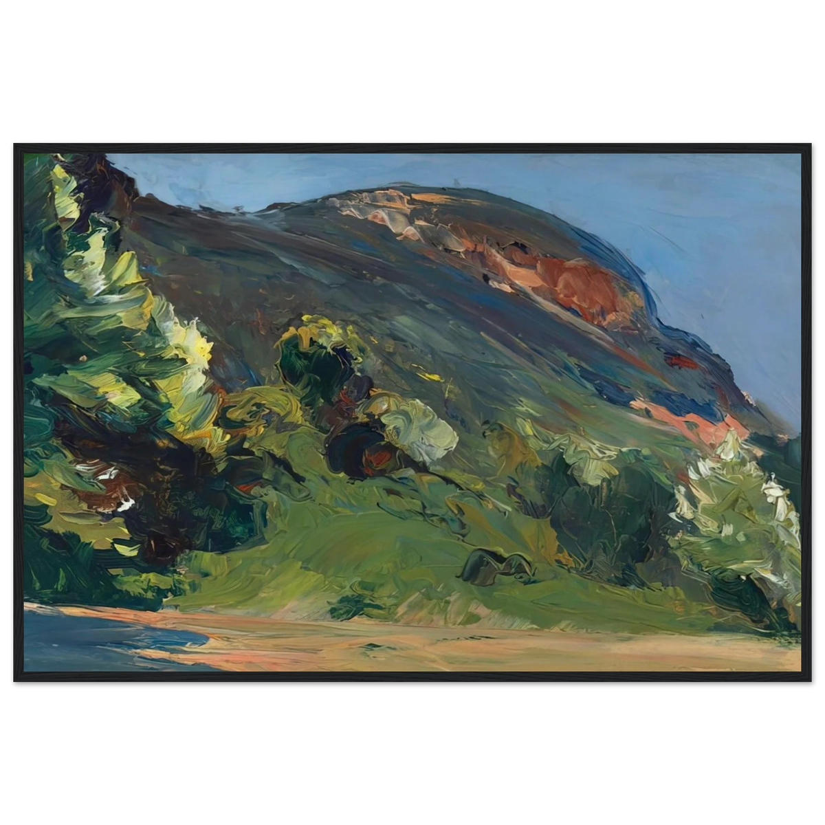 Bluff Framed Poster | Edward Hopper Framed Prints Wall Art | Edward Hopper Print
