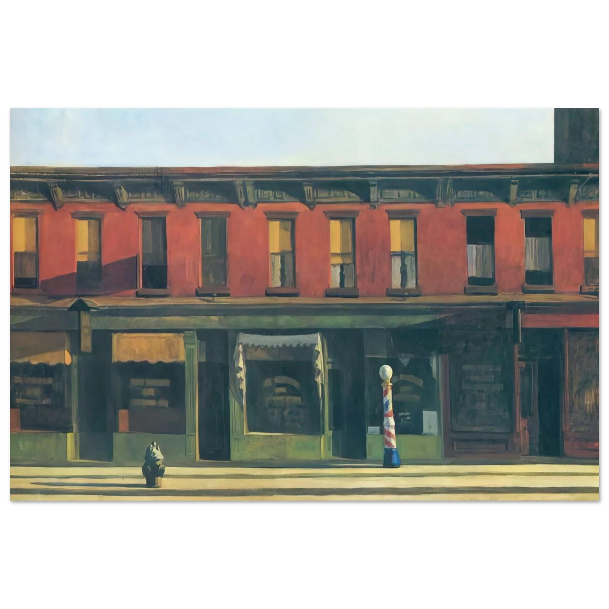 Early Sunday Morning Poster | Edward Hopper Poster | Edward Hopper Print