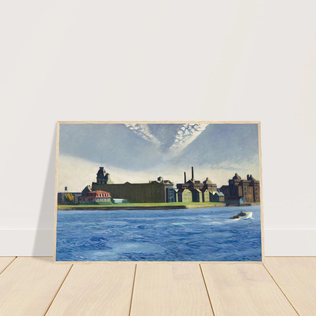 Blackwell s Island Framed Poster | Edward Hopper Framed Prints Wall Art | Edward Hopper Print