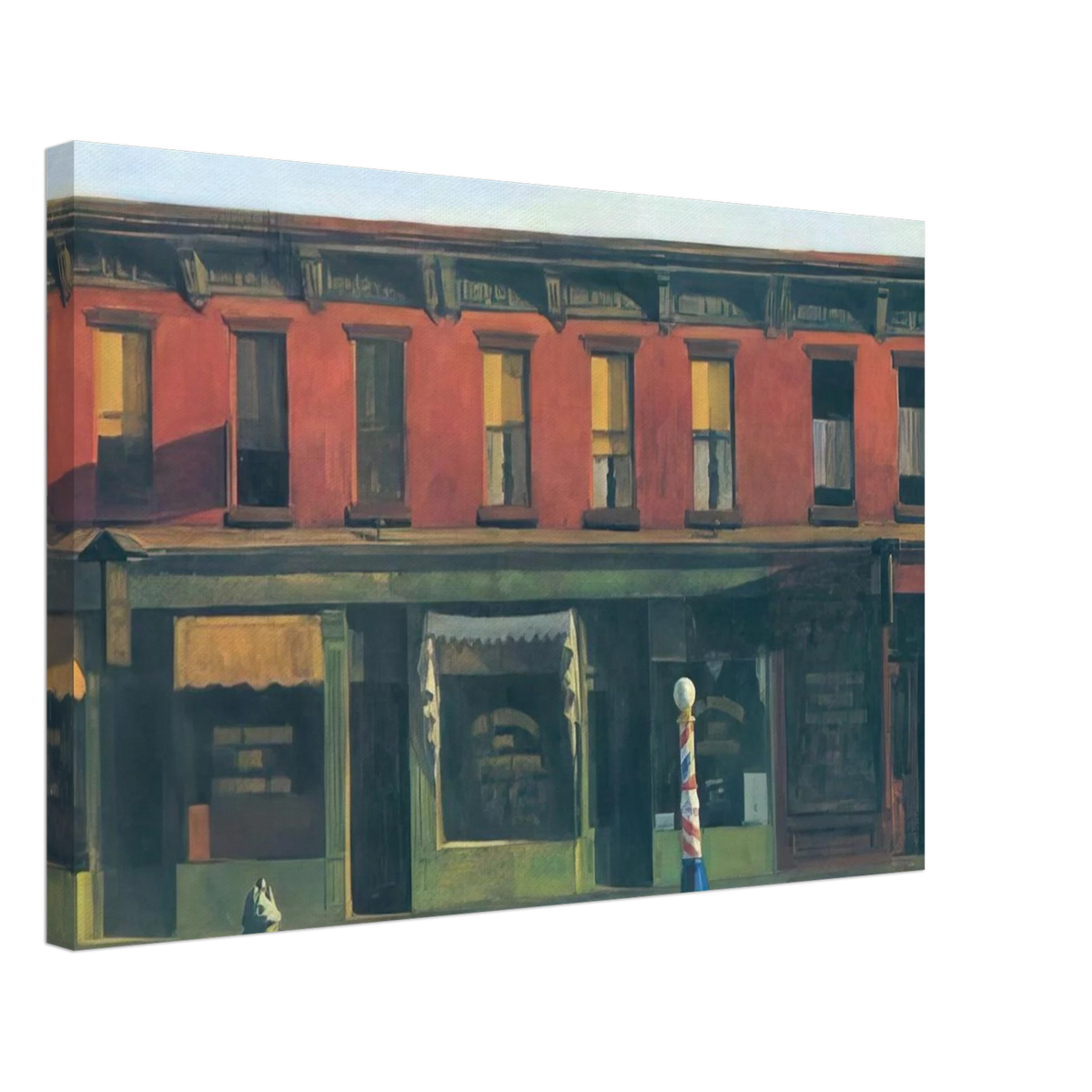Early Sunday Morning Canvas | Edward Hopper Canvas | Edward Hopper Print
