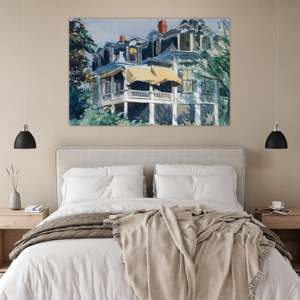The Mansard Roof Poster | Edward Hopper Poster | Edward Hopper Print