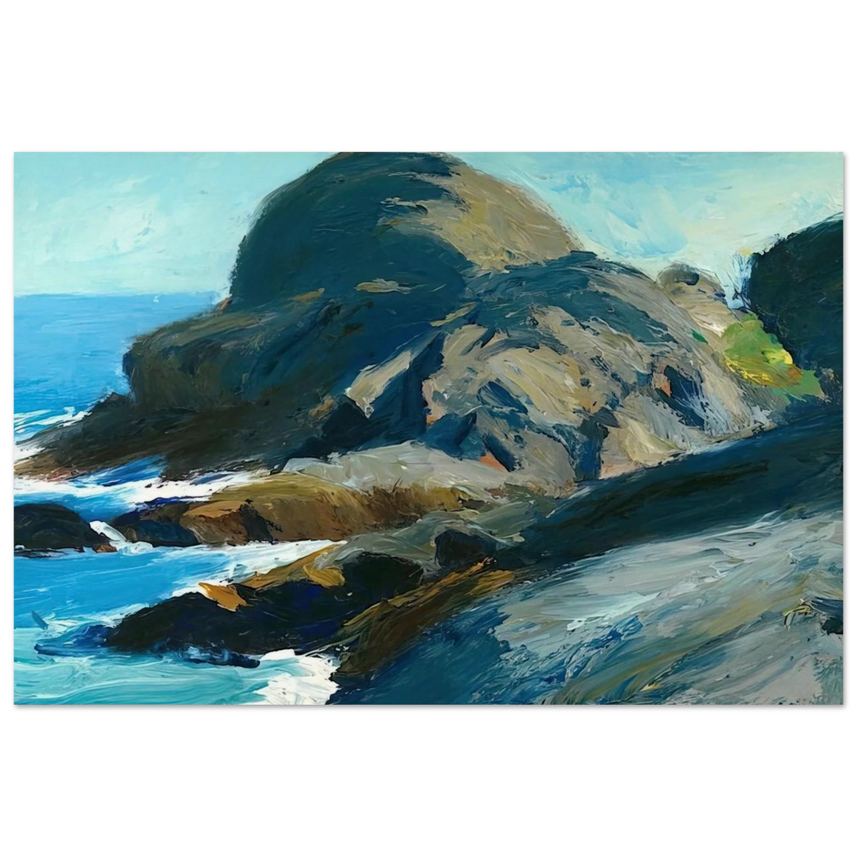 Rocky Shore Poster | Edward Hopper Poster | Edward Hopper Print