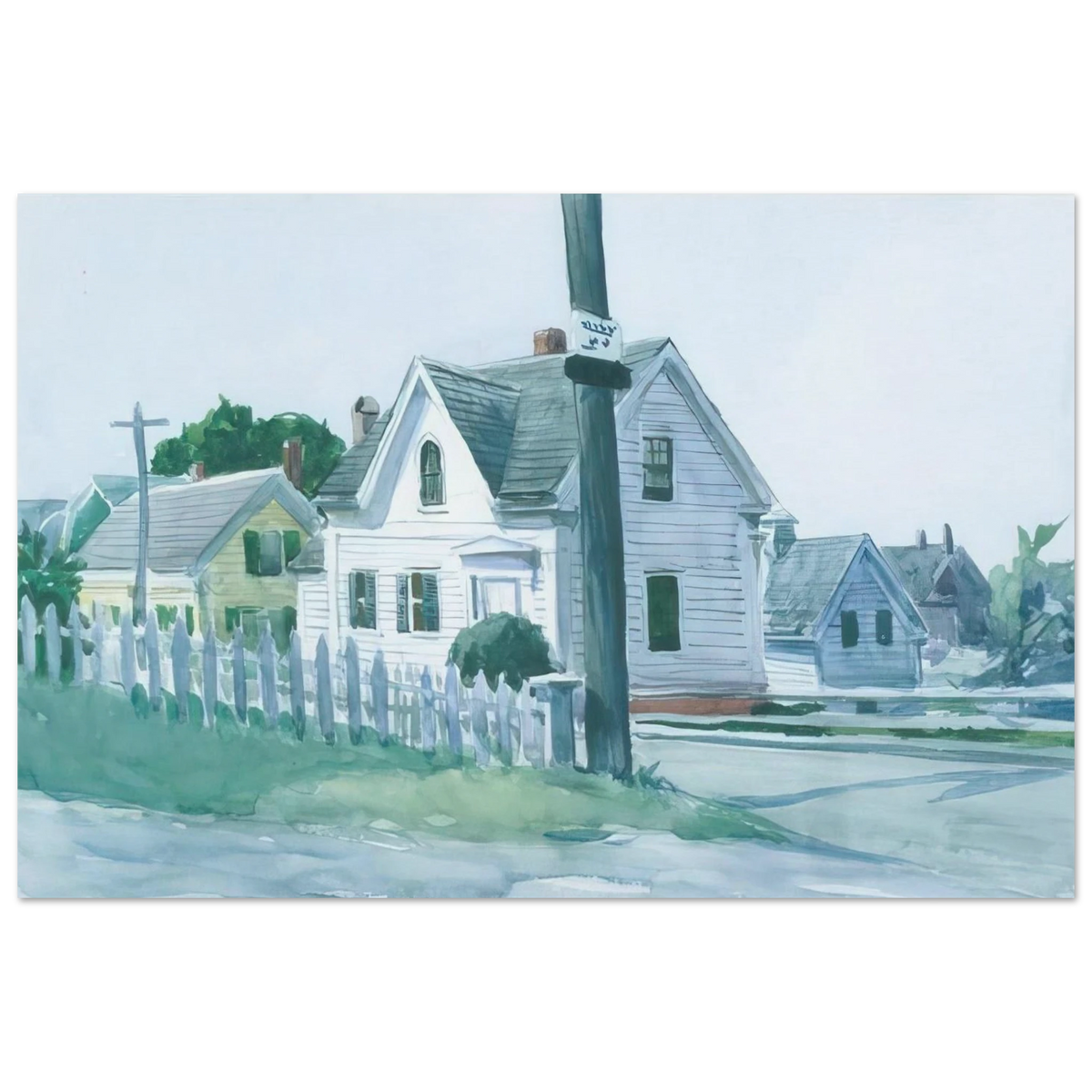 White House with Dormer Window Poster | Edward Hopper Poster | Edward Hopper Print