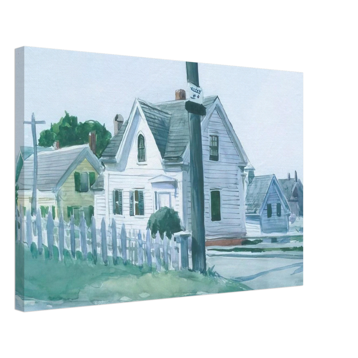 White House with Dormer Window Canvas | Edward Hopper Canvas | Edward Hopper Print